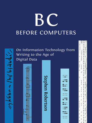 cover image of B C, Before Computers